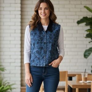 Denim Vest Size Large